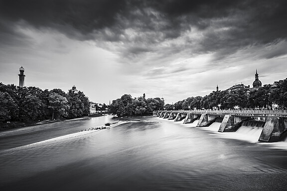 Blick auf das Wasser.